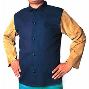 Wits 33-8060 Yellow Leather Sleeve Flame Retardant Work Clothes