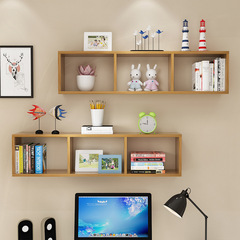 Wall shelf, divider, wall-mounted bookshelf, student and children's bookcase, storage rack, wall cabinet, hanging cabinet, picture book rack