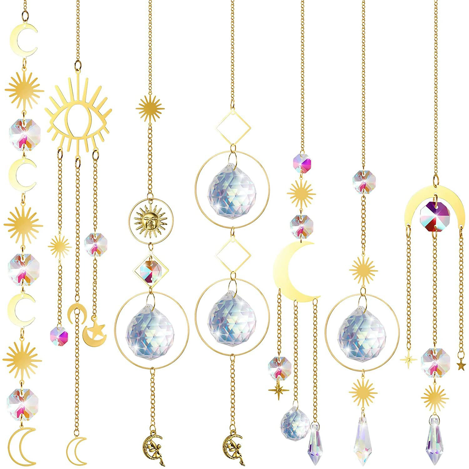 Fashion Moon Crystal Suncatcher Artificial Decorations display picture 3