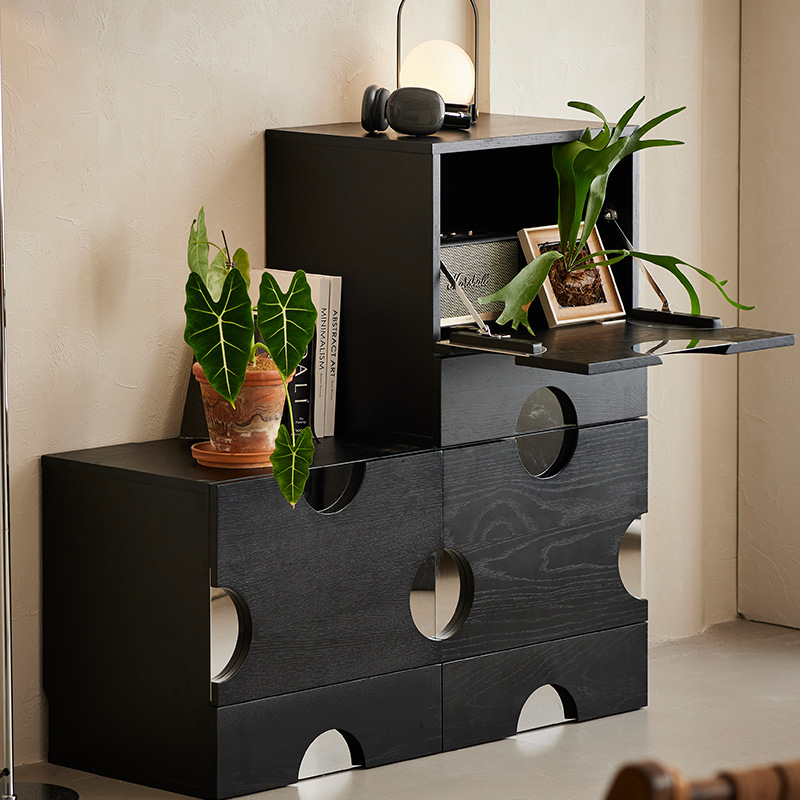 Armario de TV de madera maciza de lujo ligero, apartamento pequeño, armario de almacenamiento minimalista moderno, sala de estar medieval, armario de Carmen, armario combinado, piso