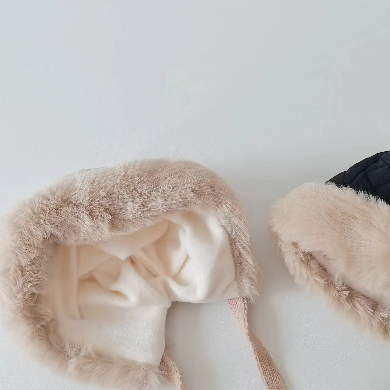 Children's Lei Feng Hat Winter Retro Style Thickened Quilted Ball…