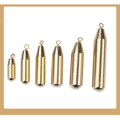 Wholesale Round Ring Columnar Copper Pendant Long Strip Inverted Pendant Copper Pendant Inverted Pendant with Rotation Prevention