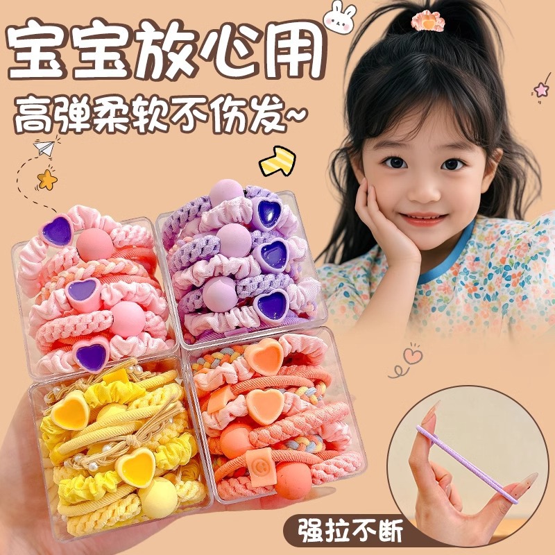 Cuerdas de cabeza 2025 nuevas líneas de cabello de alta gama de niñas niñas de alto valor de cara anillo de cabello de correa de cabello de niñas cubierta de cuero tocado