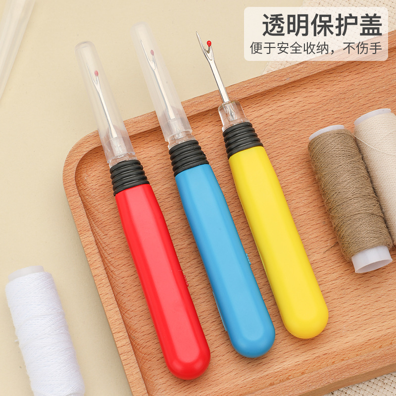 Descosedor con luz incorporada, removedor de hilo para costura y punto de cruz, accesorio práctico para manualidades