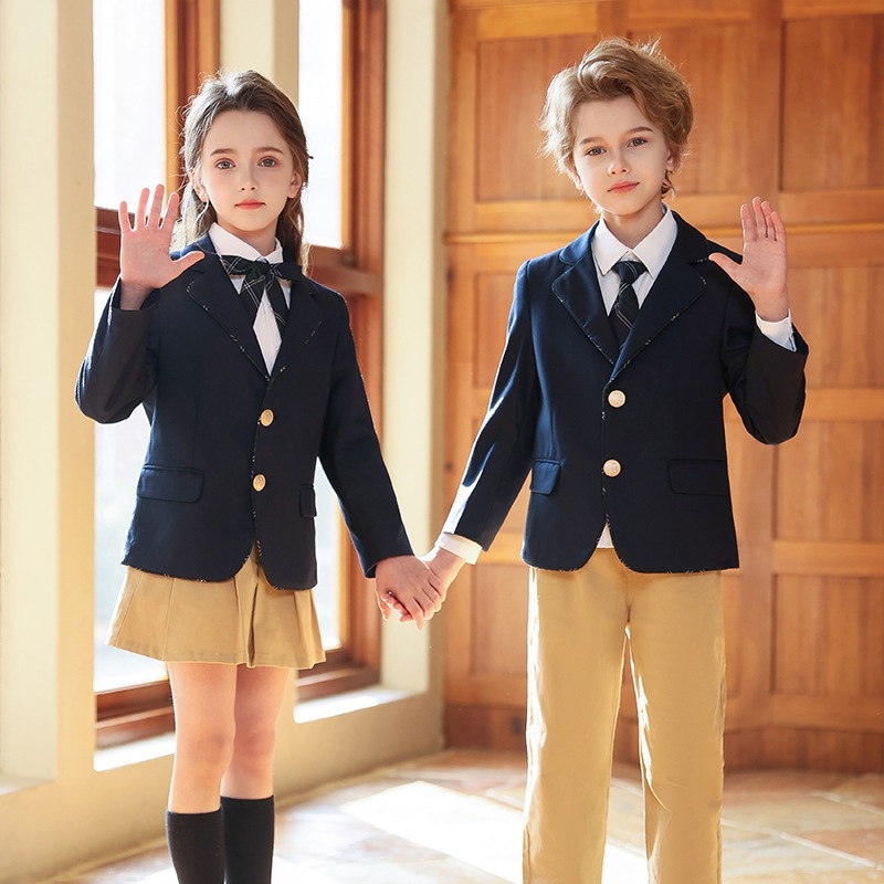 儿童西装套装花童外套小男孩钢琴礼服小孩演出韩版宝宝男童校服