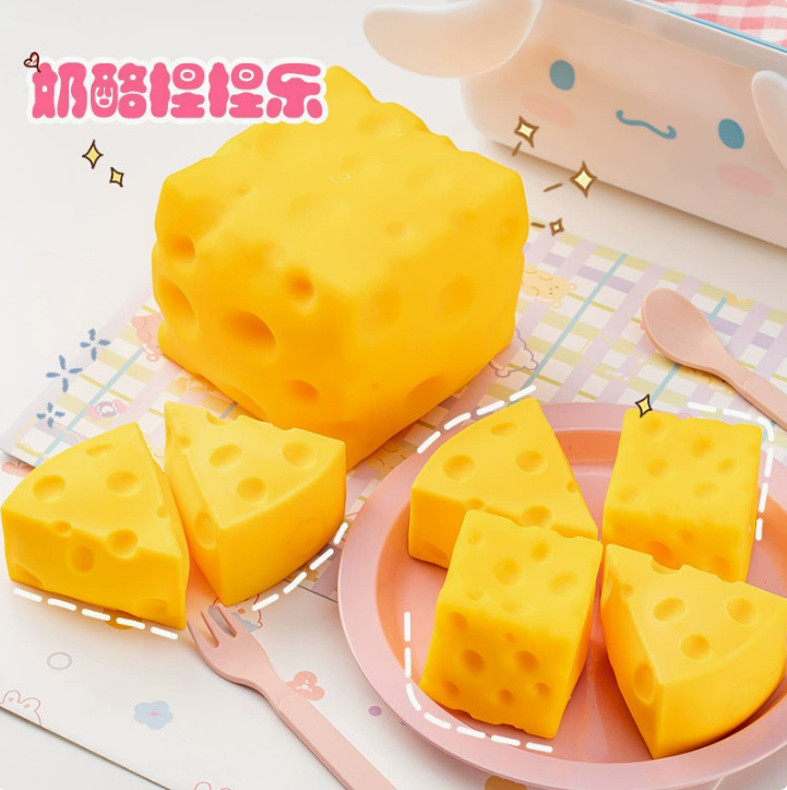 CHEESE CHEESE decompression toy pinch music decompression slow rebound vent wholesale ball mini little red book TikTok same style