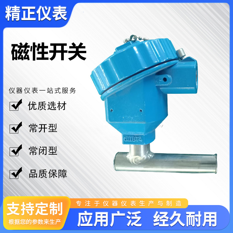 磁翻板液位计防爆浮球液位开关磁性浮子液位报警化工磁性开关