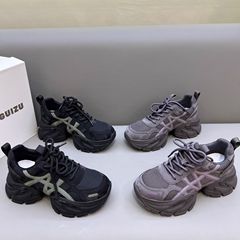 德训鞋女果冻厚底休闲阿甘鞋2025春季新款ins小白鞋复古运动板鞋
