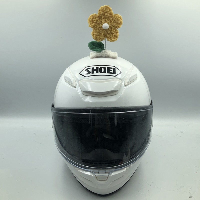 Motorcycle Helmet Decoration Swaying Sunflower Electric Car Ski Helmet Ears