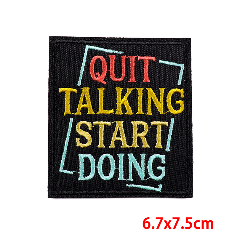 Color Block Pattern 1 Piece Simple Style Classic Style Color Block Embroidery Thread Clothing Sticker Patches