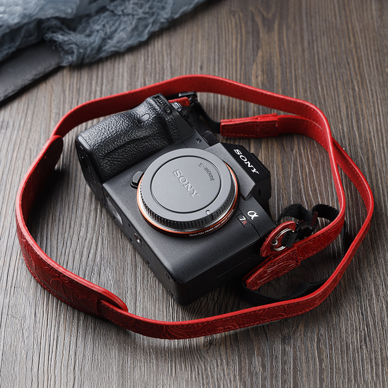 (2개) 후지 X100V XT30 XT4 캐논 EOSR  A73 니콘 Z7 마이크로 단일 카메라 가죽 어깨 스트랩