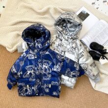 [特价不退换]男童棉衣韩版潮加绒棉服男女宝宝加厚外套