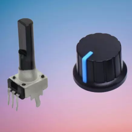 跨境亚马逊6件9MM B50K欧姆碳膜电位器可调音响功放音量调节变速