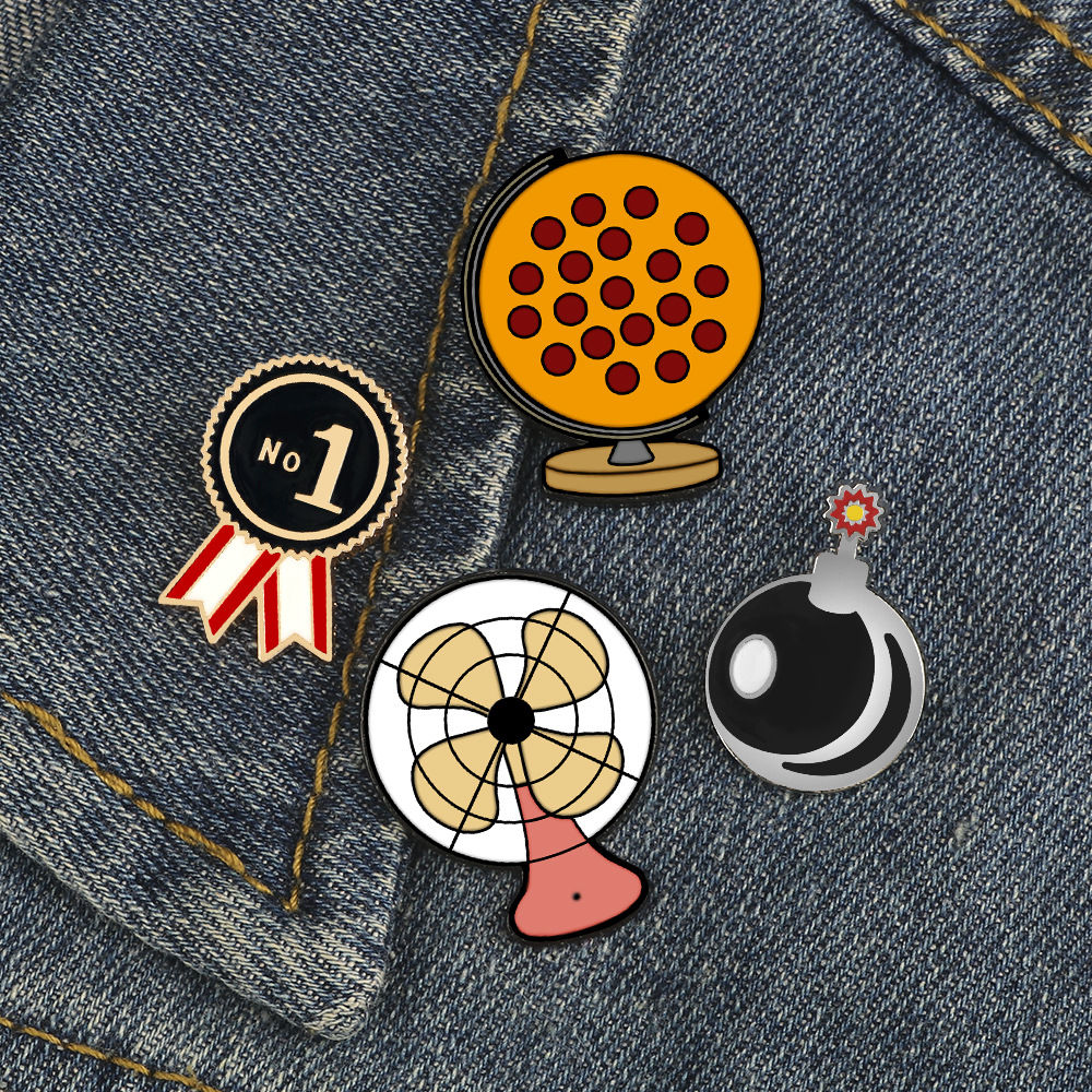 Metal retro badge