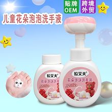 厂家抑菌慕斯洗手液泡沫花朵猫爪香氛婴幼儿宝宝洗手液家用量批