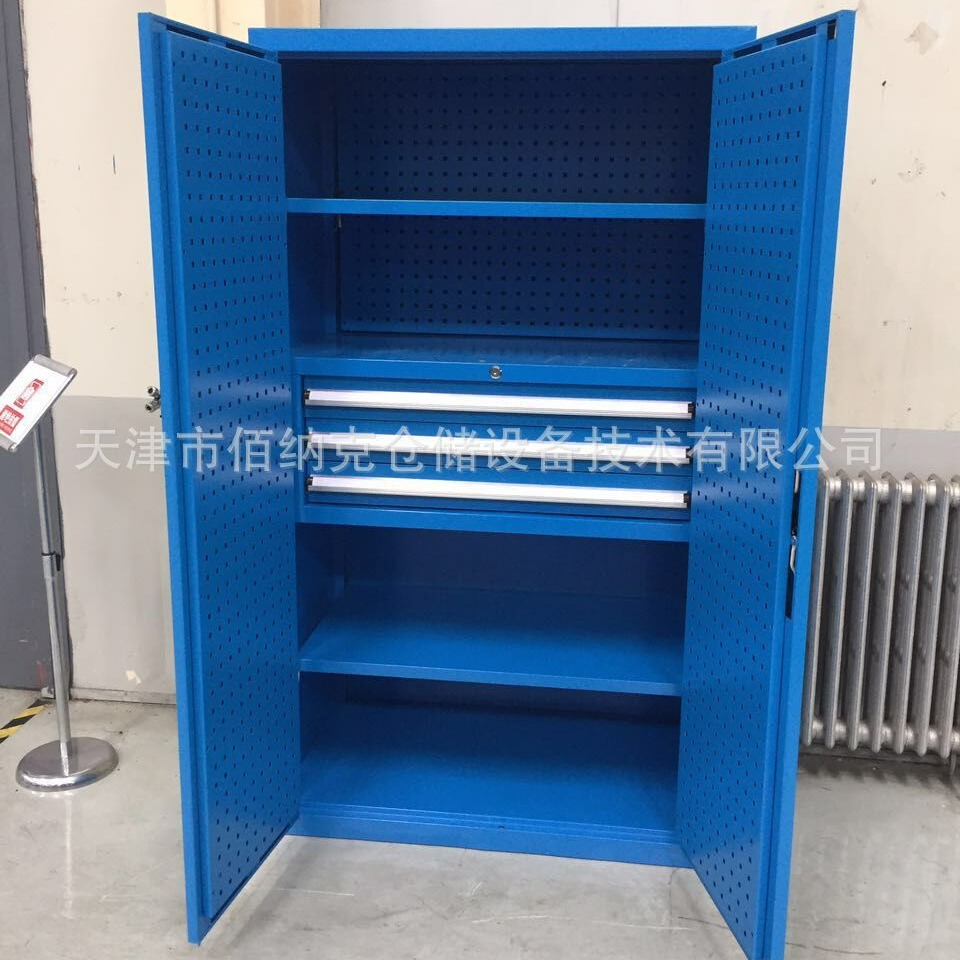 供应天津车间工具柜 移动工具柜  抽屉工具柜 双开门工具柜
