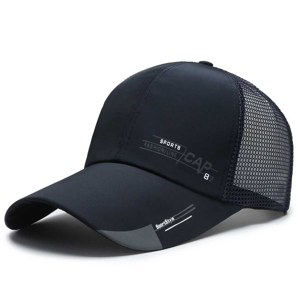 Men's Versatile Long Brim Baseball Cap For Spring Autumn Outdoor Duckbill Sun Protection Casual Fishing Cap Sunshade_voghion.com