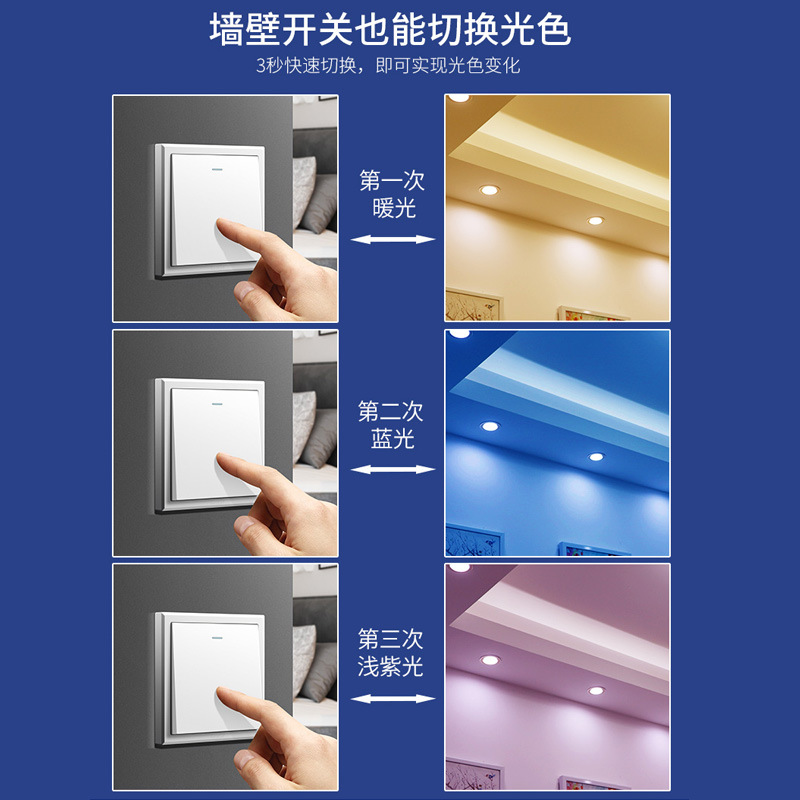 220v de alta presión 2835 flexible tres colores suaves 5050rgb cinturón de luz led de neón al por mayor al aire libre resistente al agua 5730 tira de luz