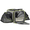 Handheld shoulder bag to go out, big breathable folding purse for traveling