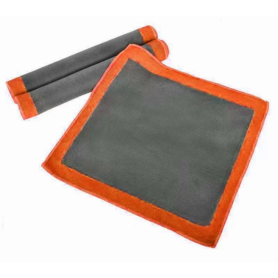 towel decontamination cloth 150g – Car cleaning tools - striped-orange-denim