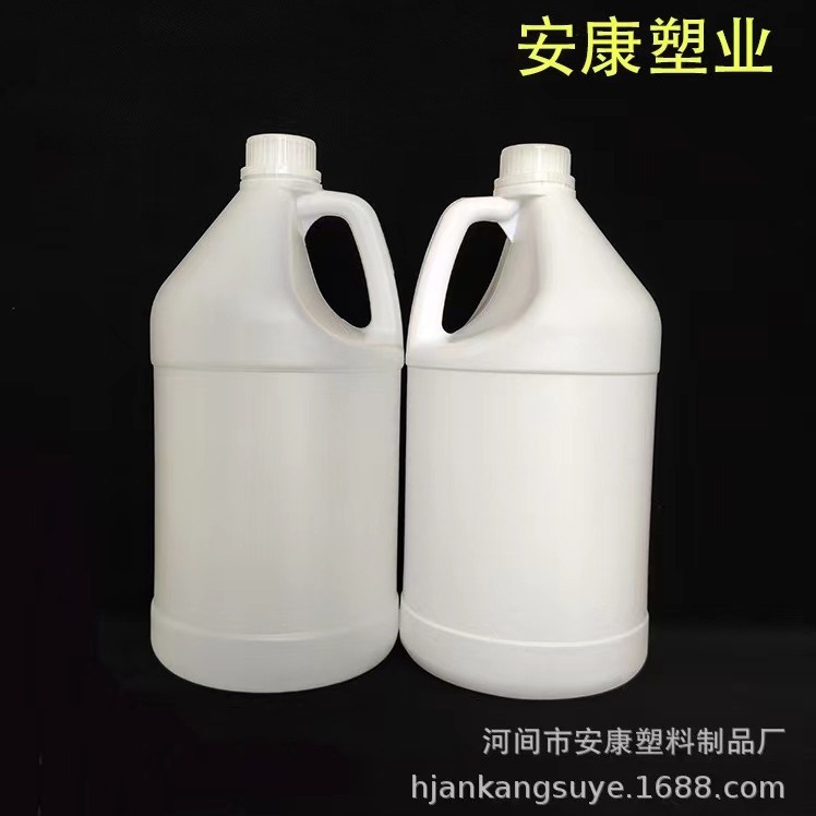 厂家批发2L2.5L3.8L加仑桶塑料桶84消毒液桶液体分装桶可配泵头