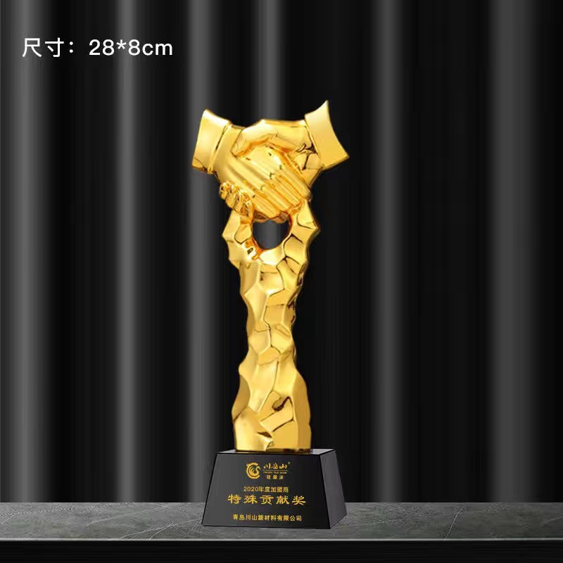 Trofeos de resina personalizables, premios para reuniones anuales, premios de honor para equipos de empleados destacados, medallas personalizadas al por mayor