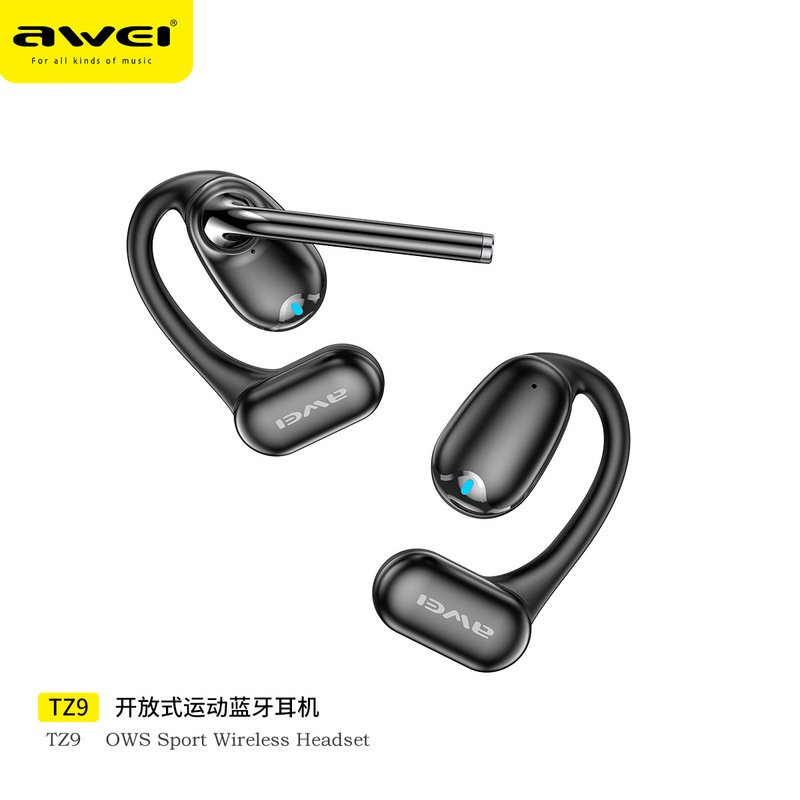 Awei Bluetooth headset with extended microphone open sports driving office wireless headset
