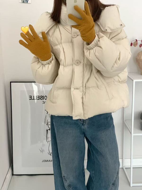 新国标90白鸭绒秋冬新款东大门短款时尚休闲加厚女羽绒服宽松保暖|undefined