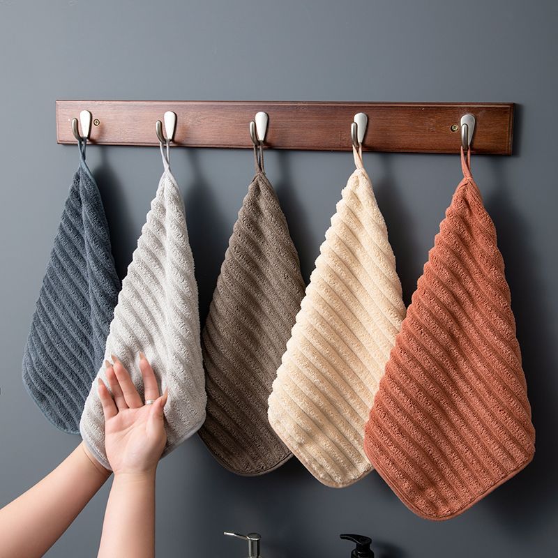 Toallas pequeñas toallas suaves cuadradas colgantes absorción de agua secado rápido para niños y mujeres lindos toallas domésticas para inodoro