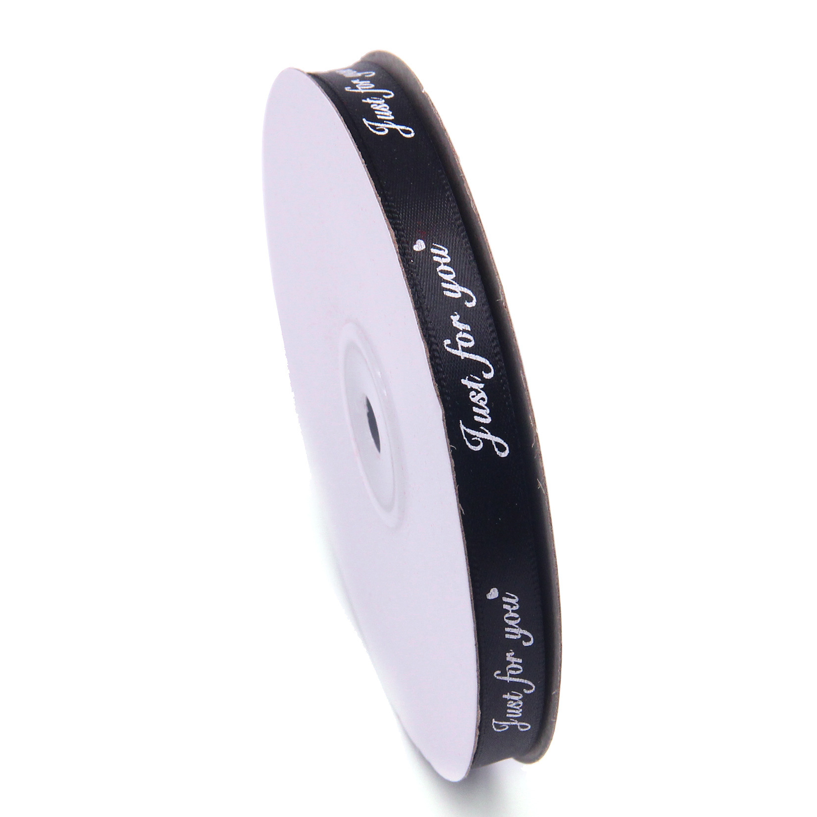 En stock 1cm solo para usted impresión cinta de poliéster regalo DIY embalaje inglés carta cinta streamer