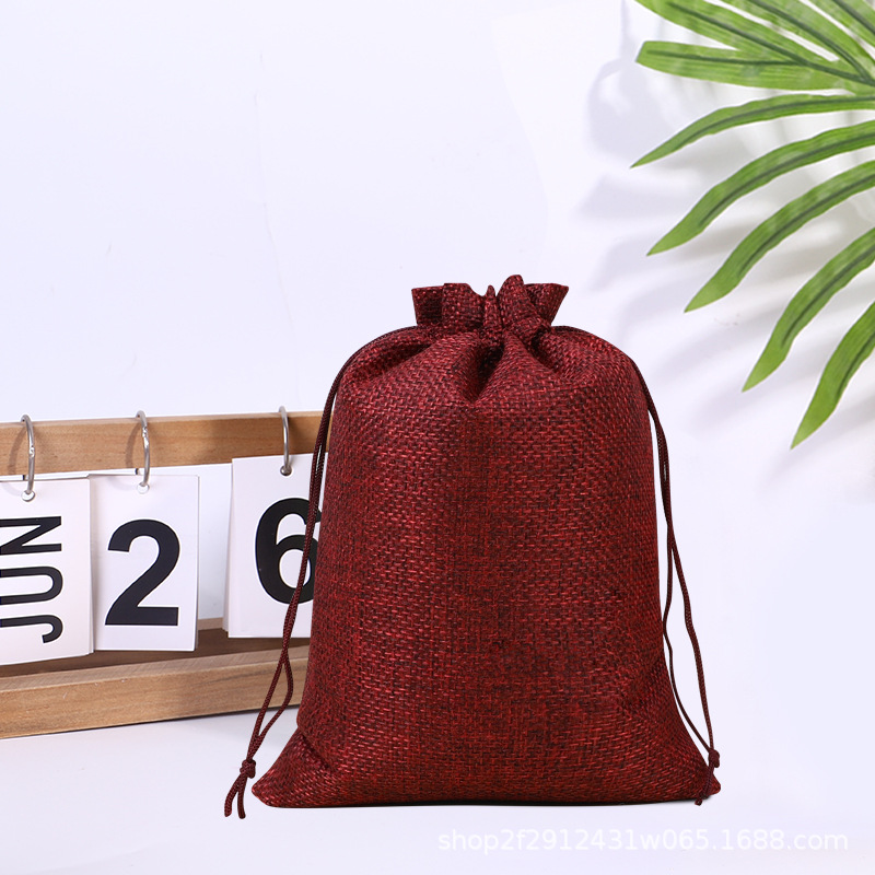 7см*9см; винно-красный (стиль нейлоновой веревки)