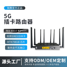 工业级5g插卡路由器千兆双频智能mt7981b无线路由器wifi6厂家定制