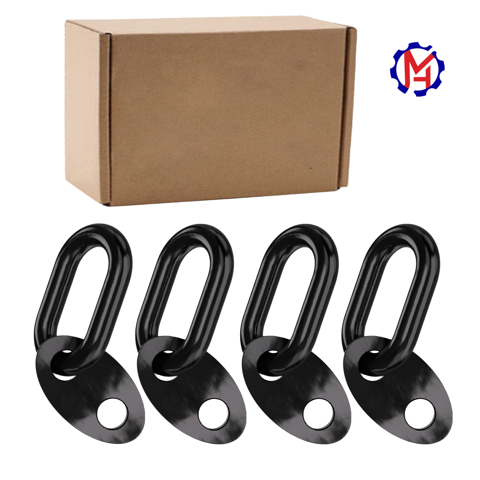 검은색 빈 상자 4개