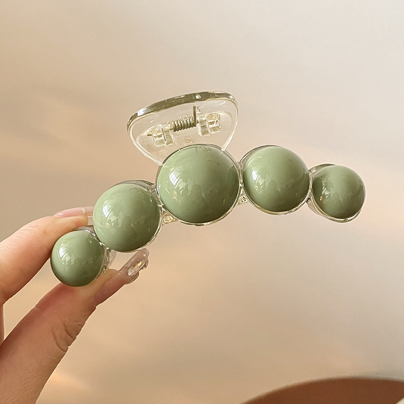 Celebridad de Internet 2024 Nueva horquilla pequeño clip de tiburón grano clip de cabeza de bola baja