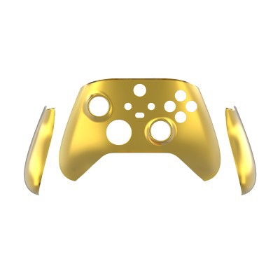 Cubierta frontal + manija izquierda y derecha-oro galvanizado