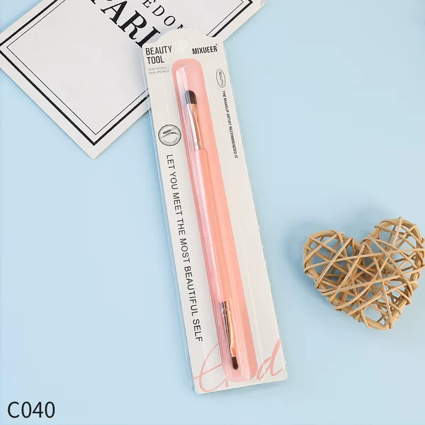 Factory Direct Supply Eyebrow Brush for Women, Double-Headed Eyebrow Brush Value Set, Beginners Can Start Directly, Value Set Wholesale