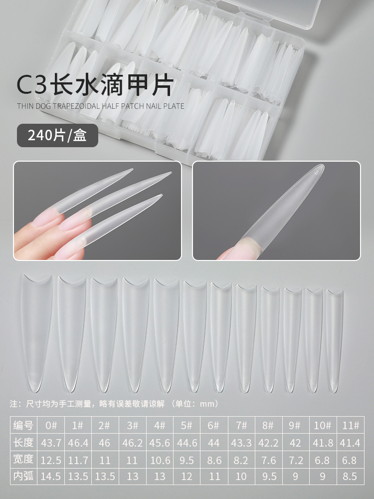 Gota de agua larga C3