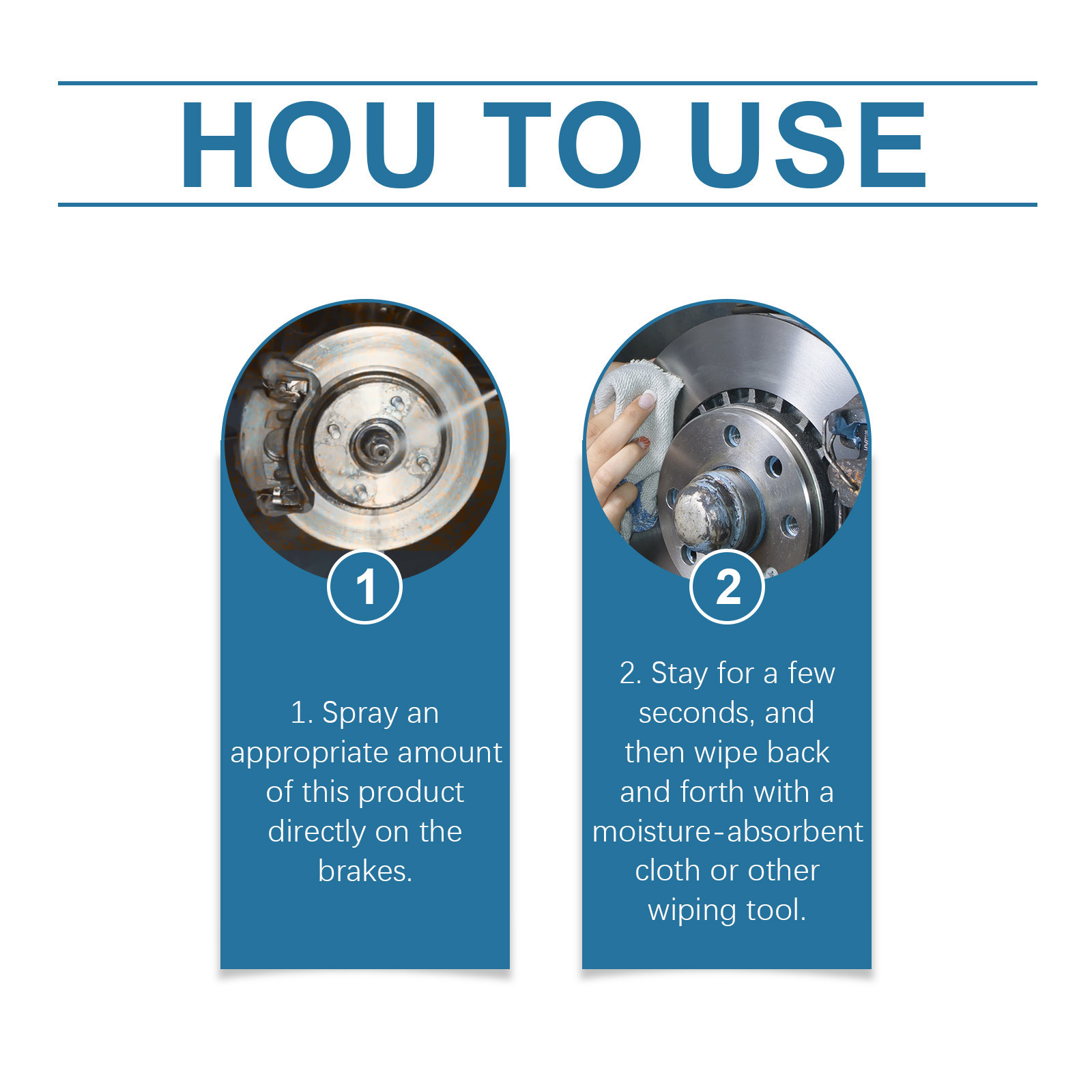 Rayhong Car Brake Cleaner Car Brake Disc Wheel Cleaning Rust Removal Polishing Maintenance Cleaner