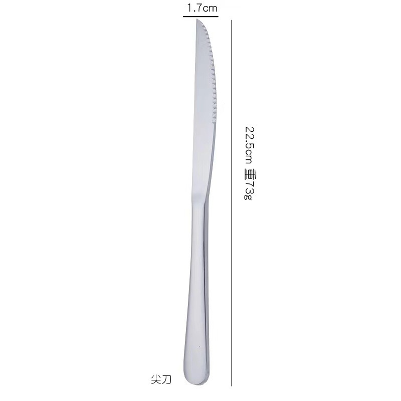 304ステンレス1010西食器ナイフフォークスプーンコーヒー先スプーン丸スプーンステーキナイフスプーン攪拌ホテル用|undefined