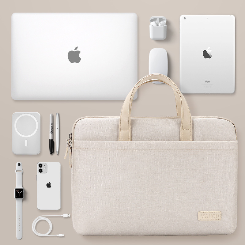 Portable Laptop Bag for Women 14inch Simple and Applicable 13.3 Apple MacBook Air Huawei Mateboo