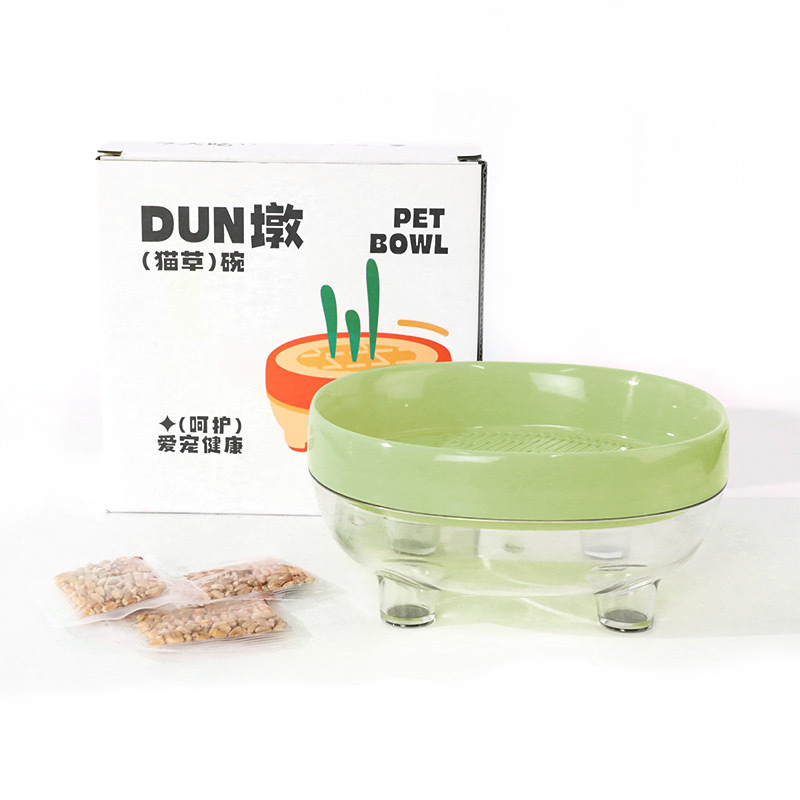 Z Pipi Tao Dundun Caja de hierba para gatos Juego de semillas de hierba para gatos hidropónica Crema para eliminar la piel para gatos Bola para quitar la piel Aperitivos para gatos