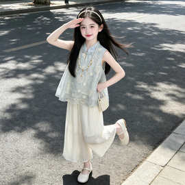 夏季女童汉服2026新款端午节女孩中式国风套装儿童大童超好看夏装