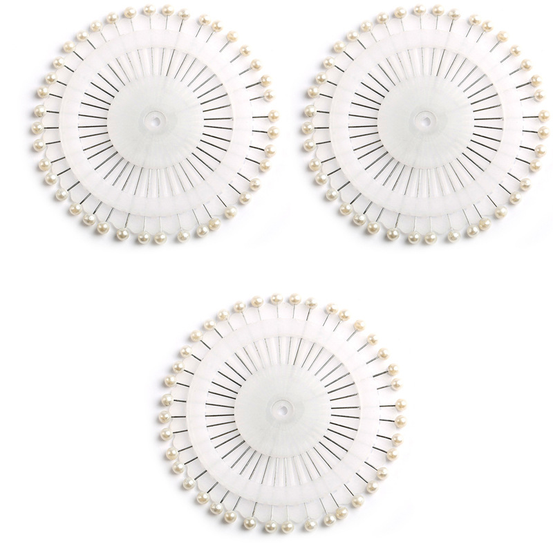 Aguja de cabeza grande aguja de perla aguja de posicionamiento aguja fija aguja de corte vertical aguja de perla aguja de ajuste grande herramienta de inserción de bolsas de coser