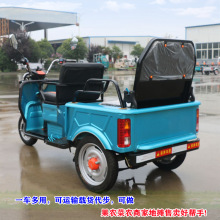 有目錄可上牌載貨拉貨送貨成人電動三輪車載貨折疊貨車變客車