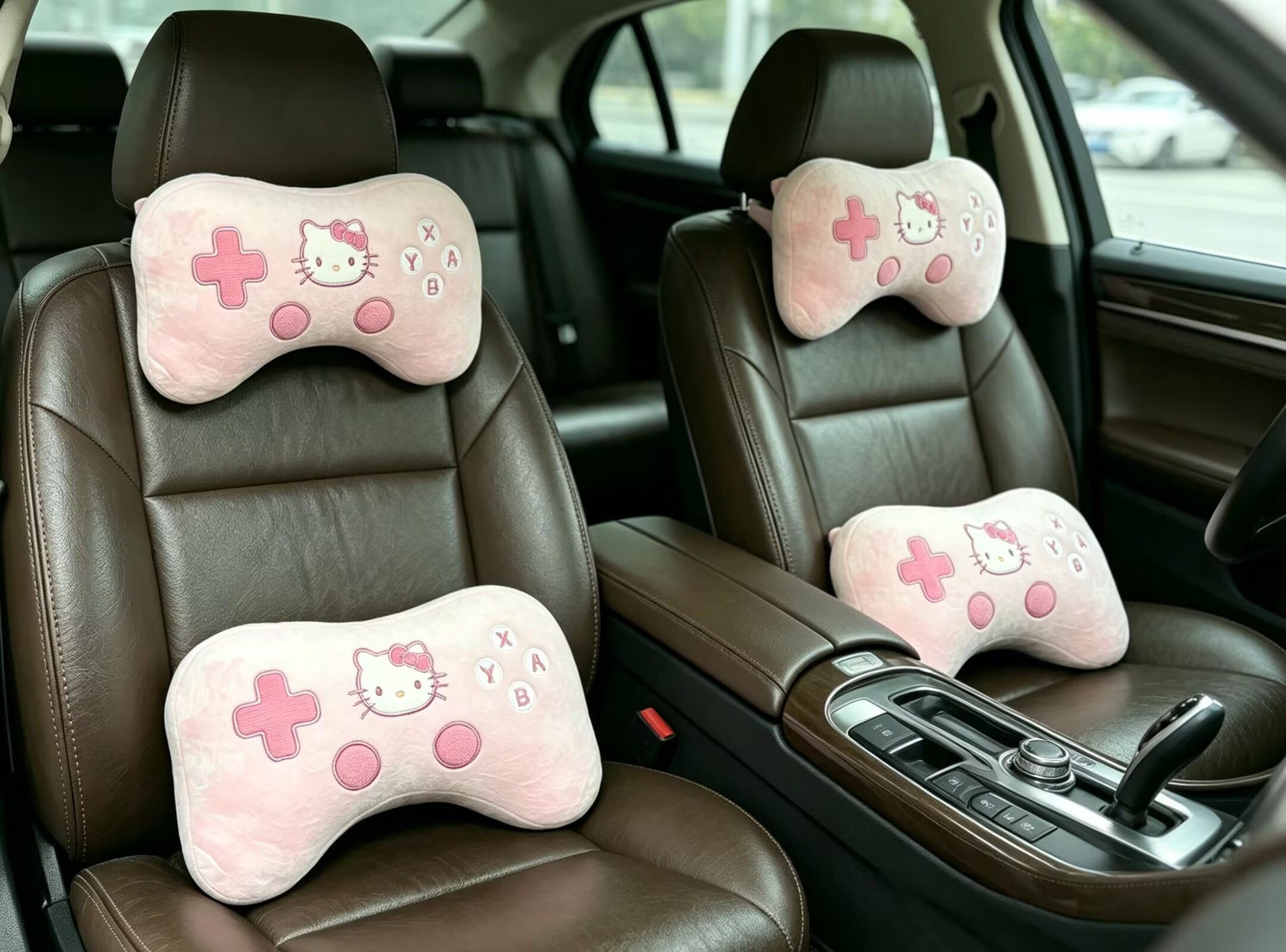 Car Headrest Kt Game Console Handle Cute Car Neck Pillow Car Pillow In-Car Neck Support Pillow Wholesale