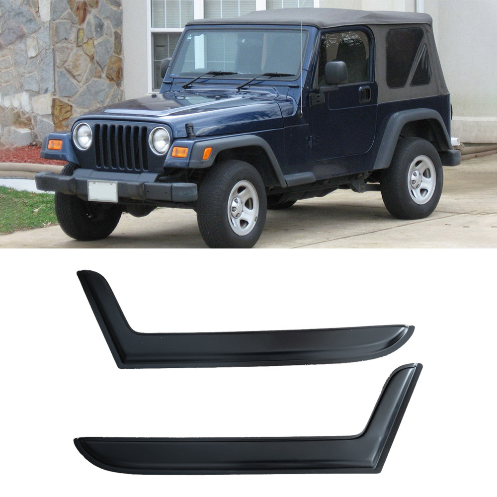 Jeep Jeep Wrangler 1997-2006 Window Visor Rain Guard Deflector (Rain shield) - for-jeep-wrangler-1997-20062pcs