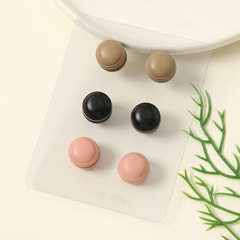 2023 New Strong Magnetic Buckle Simple Women's Silk Scarf Buckle Shawl Dual-Purpose Brooch Collar Clip Headwear Accessories Frosted Magnet