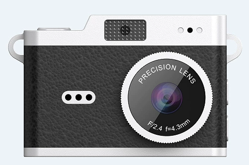 Mini digital camera retro CCD, portable thumb-size, 0.96-inch screen, travel student camera