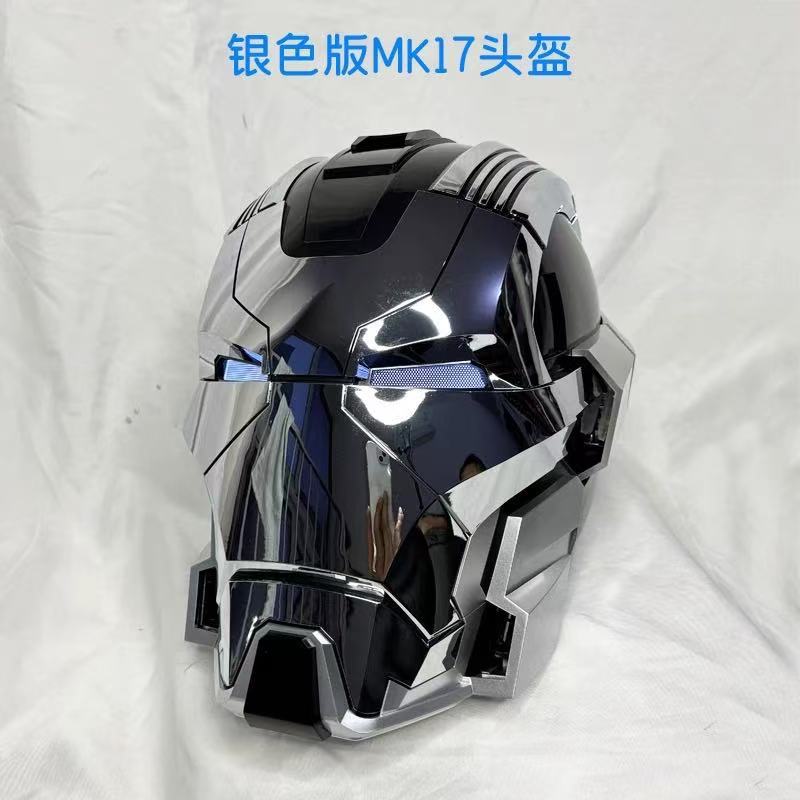 Comercio exterior versión en inglés Jarvis Disney Iron Man MK7 MK50 casco humano real deformado voz de control de voz