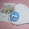 6 cm blue wool ball